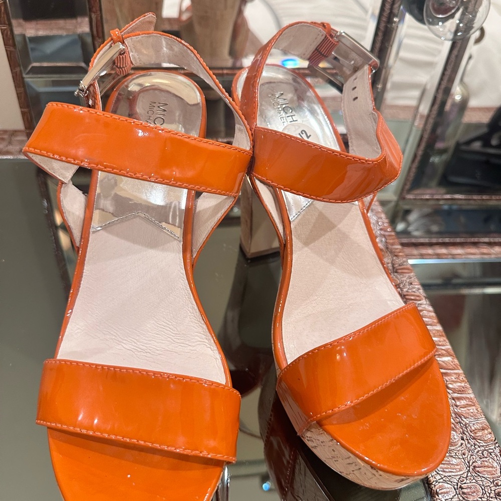 Michael Kors Women's Orange Sandals